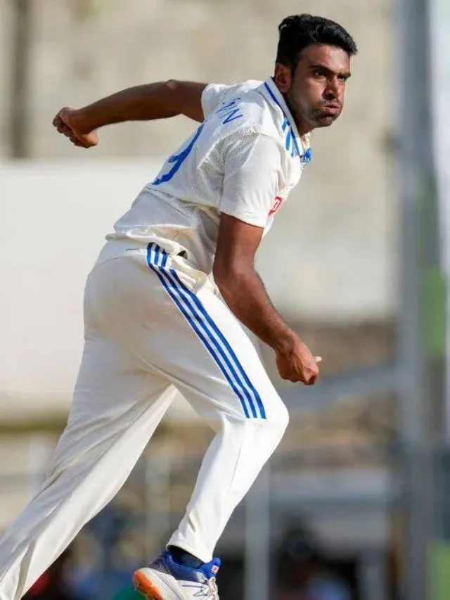 R Ashwin registered a 10-wickets during the first Test against West Indies